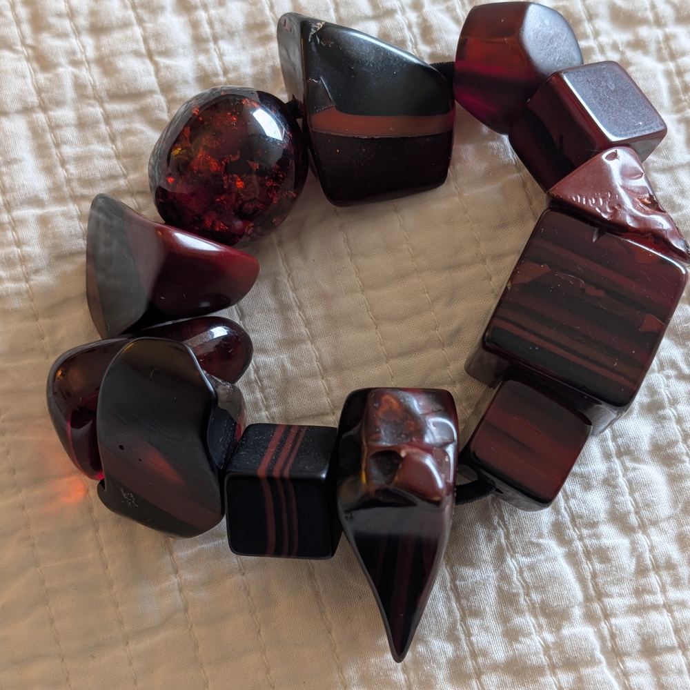 Sobral Chunky Brown and Black Bracelet